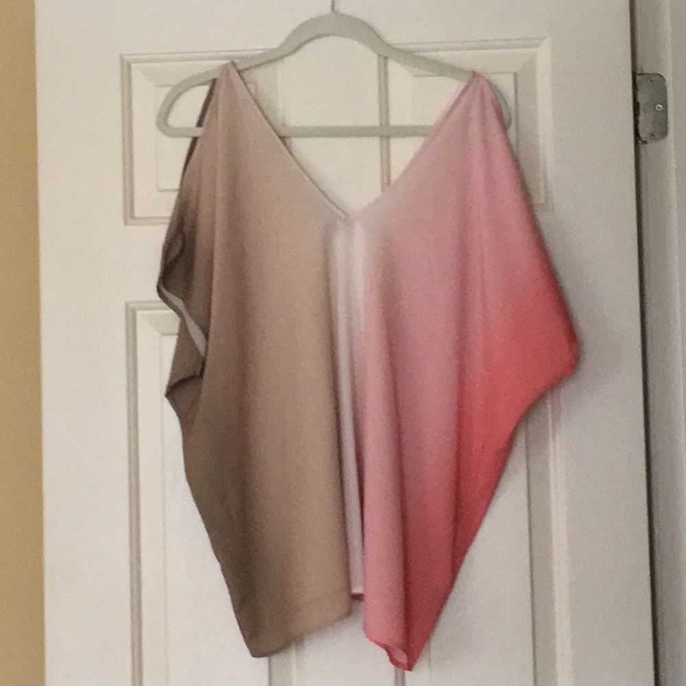 BOSTON PROPER ombré top size can